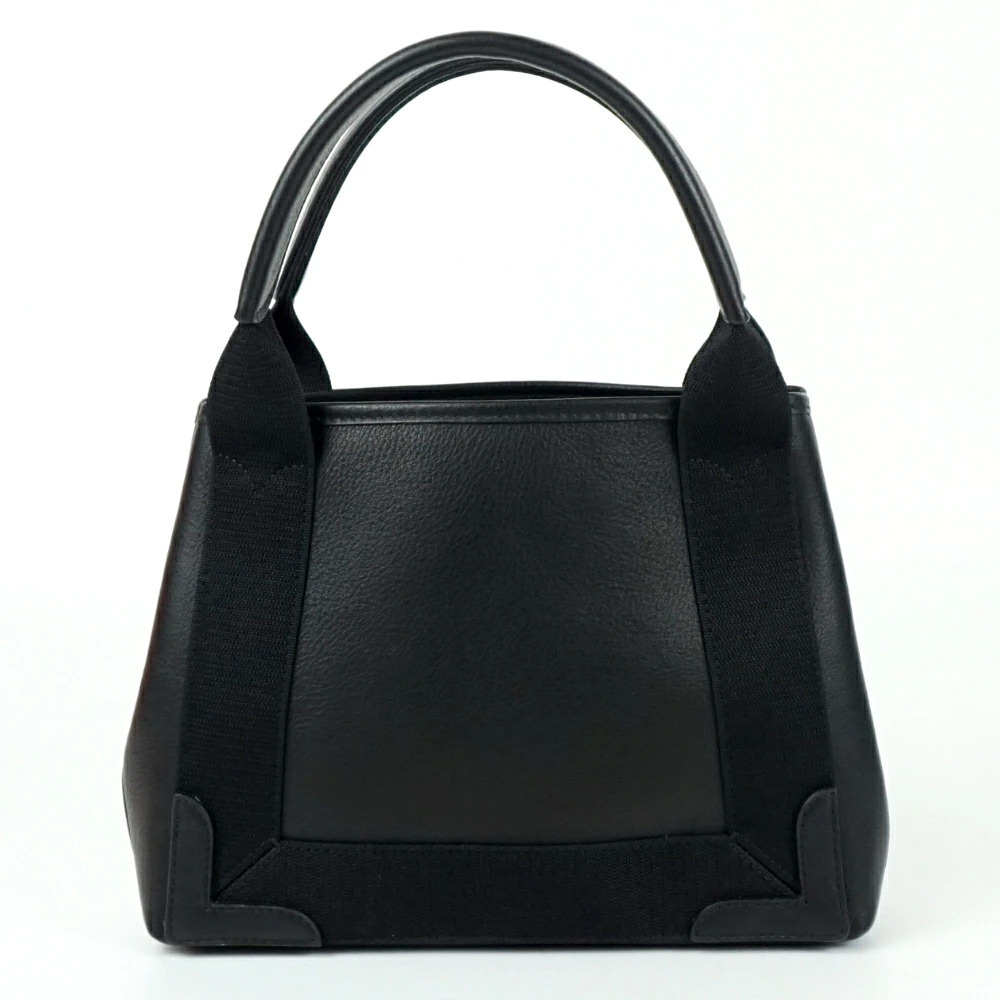 Balenciaga Cabas Handbag Tote Bag Canvas x Leather